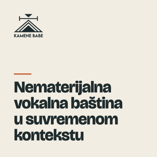 Nematerijalna vokalna baština u suvremenom kontekstu